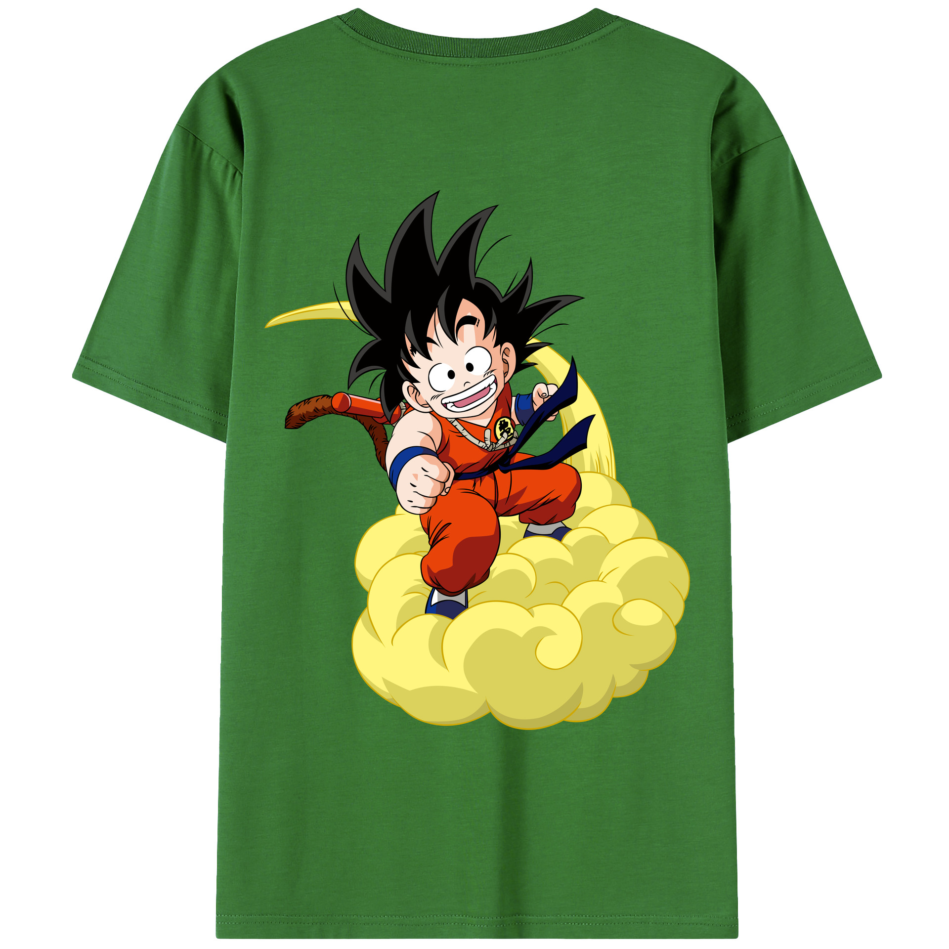 （画像用） ドラゴンボール 孫悟空（そん ごくう）Son Goku カカロット DRAGON BALL Kakarotto レディース半袖Tシャツ(バックプリント)